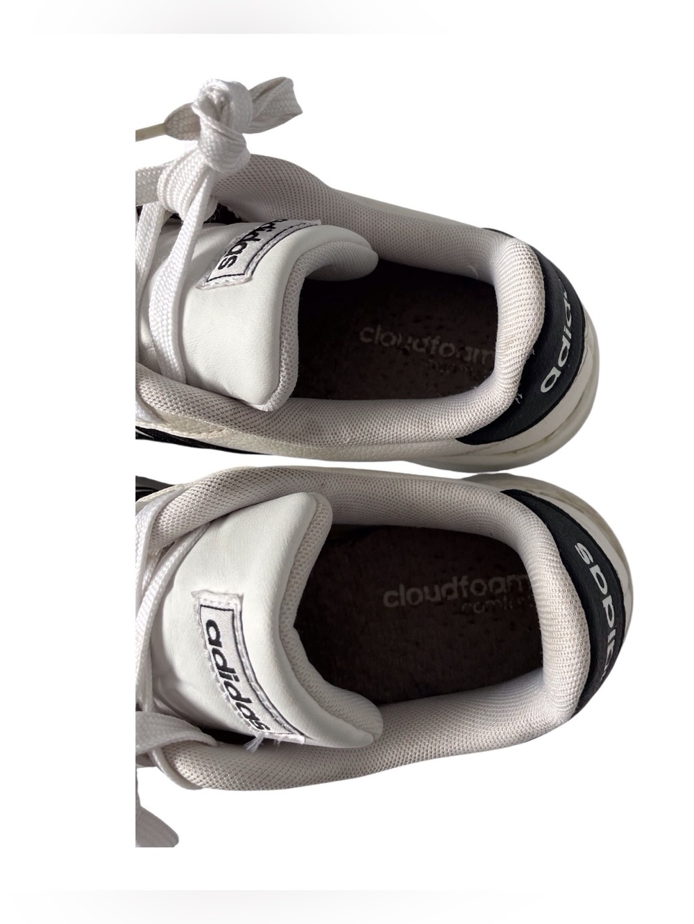 Adidas Women's White Sneakers, 81/2. - Picture 6 of 8